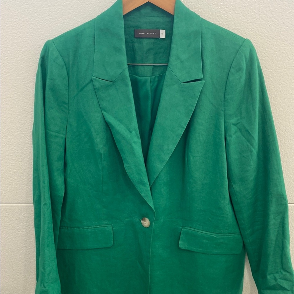 Green Women's Blazer